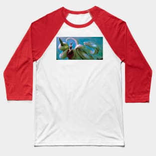Snake Guardian and Girl Baseball T-Shirt